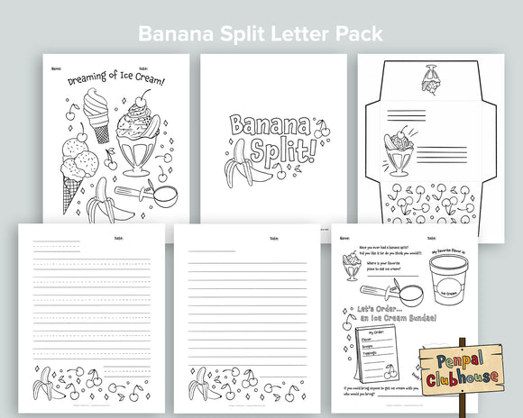 Banana Split Letter Pack Mornings Together