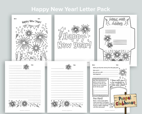 Happy New Year! Letter Pack
