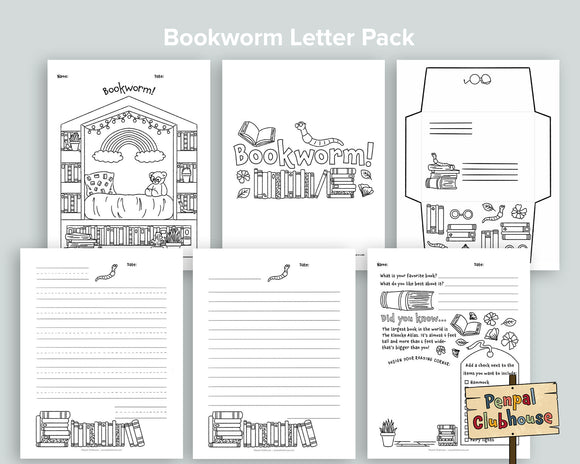 Bookworm Samples Bookworm! Letter Pack – Mornings Together