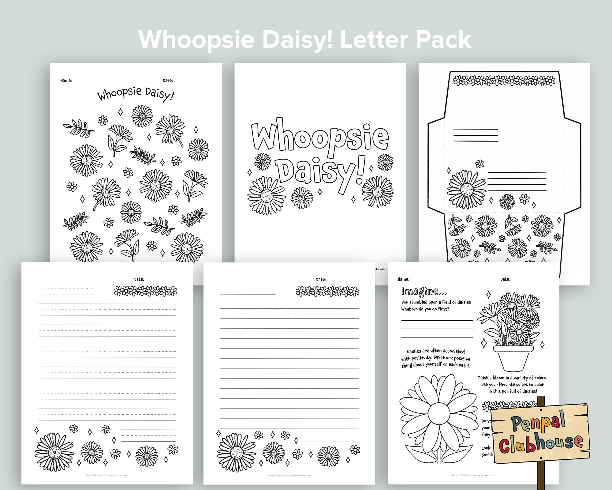 Whoopsie Daisy Letter Pack
