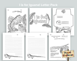 I is for Iguana Letter Pack