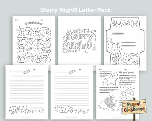 Starry Night Letter Pack
