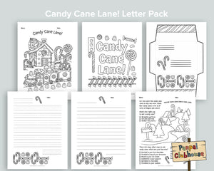 Candy Cane Lane Letter Pack