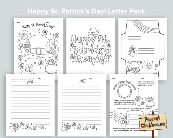 Happy Saint Patrick's Day Letter Pack