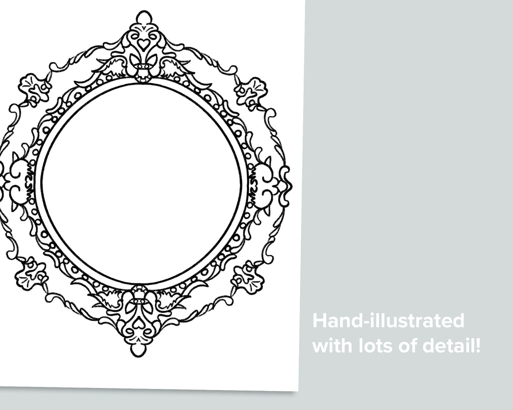 Picture Frame Giant Coloring Poster