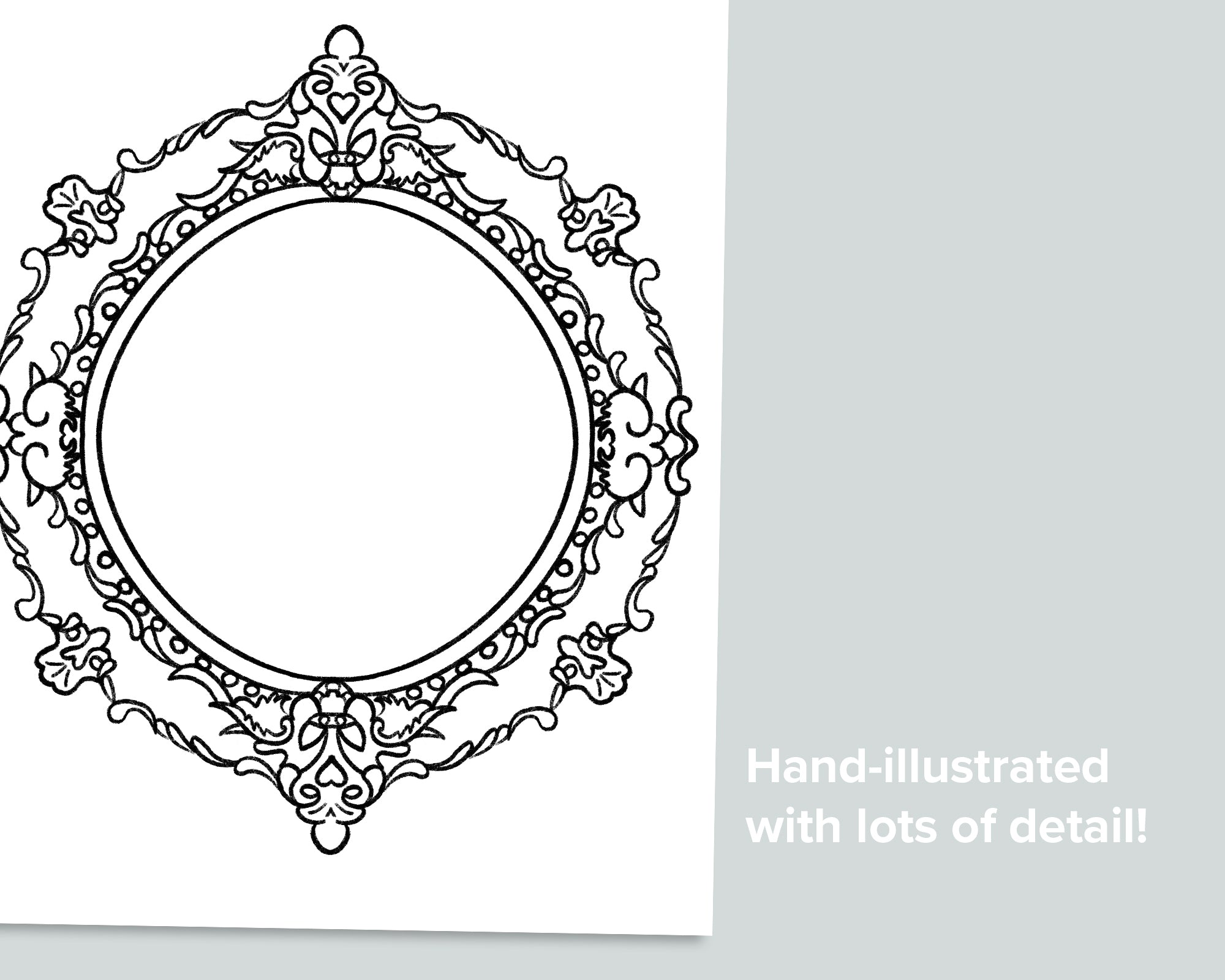 Picture Frame Giant Coloring Poster