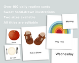 Editable Daily Rhythm Cards