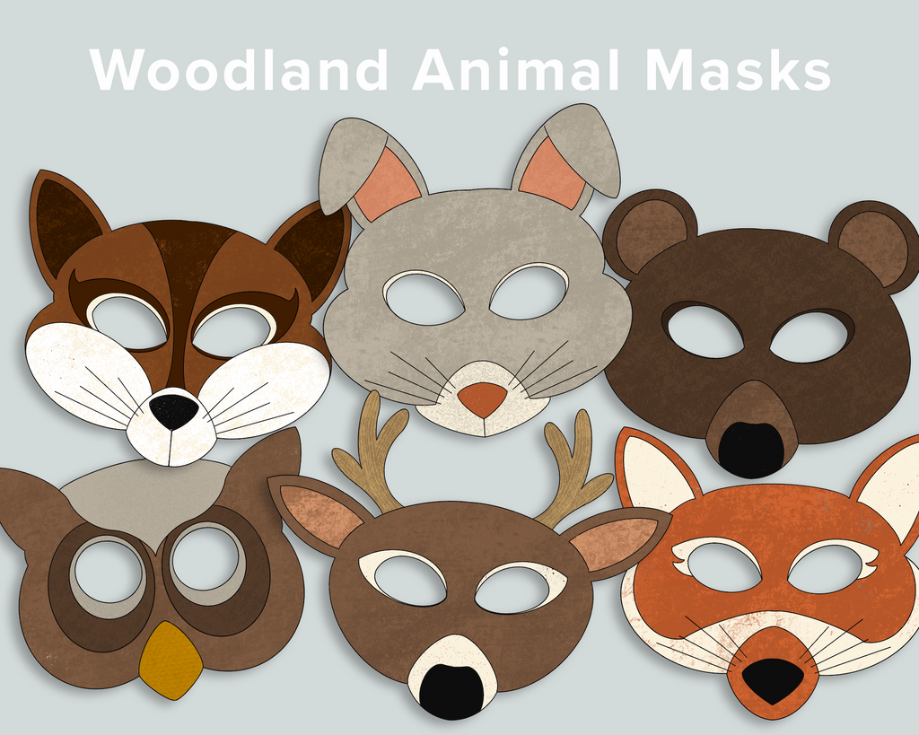 Woodland Animal Masks