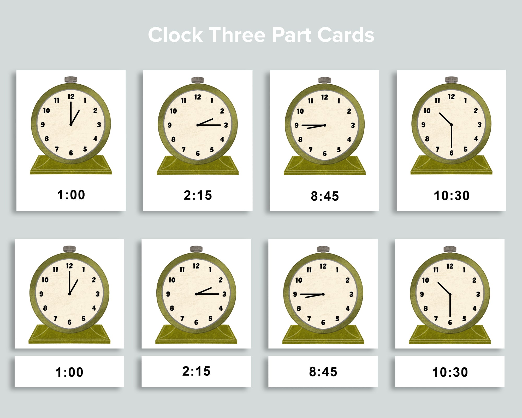 Clock Activity Pack