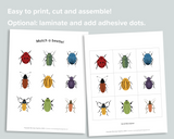 Minibeast Matching Activity