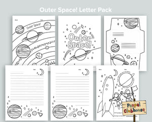 Outer Space Letter Pack