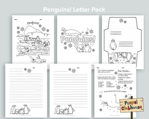 Penguins Letter Pack