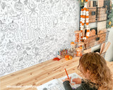 Halloween Giant Coloring Poster