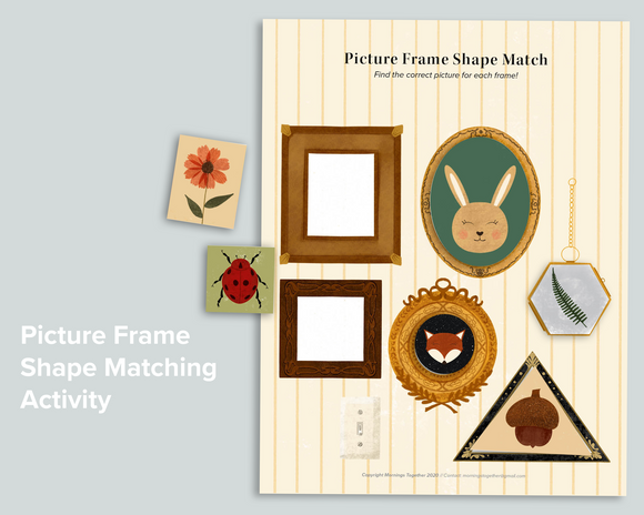 Matching Frame Matching Games – Mornings Together