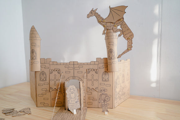 Cardboard Castle Playset