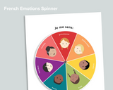 Emotions Spinner Wheel (French)