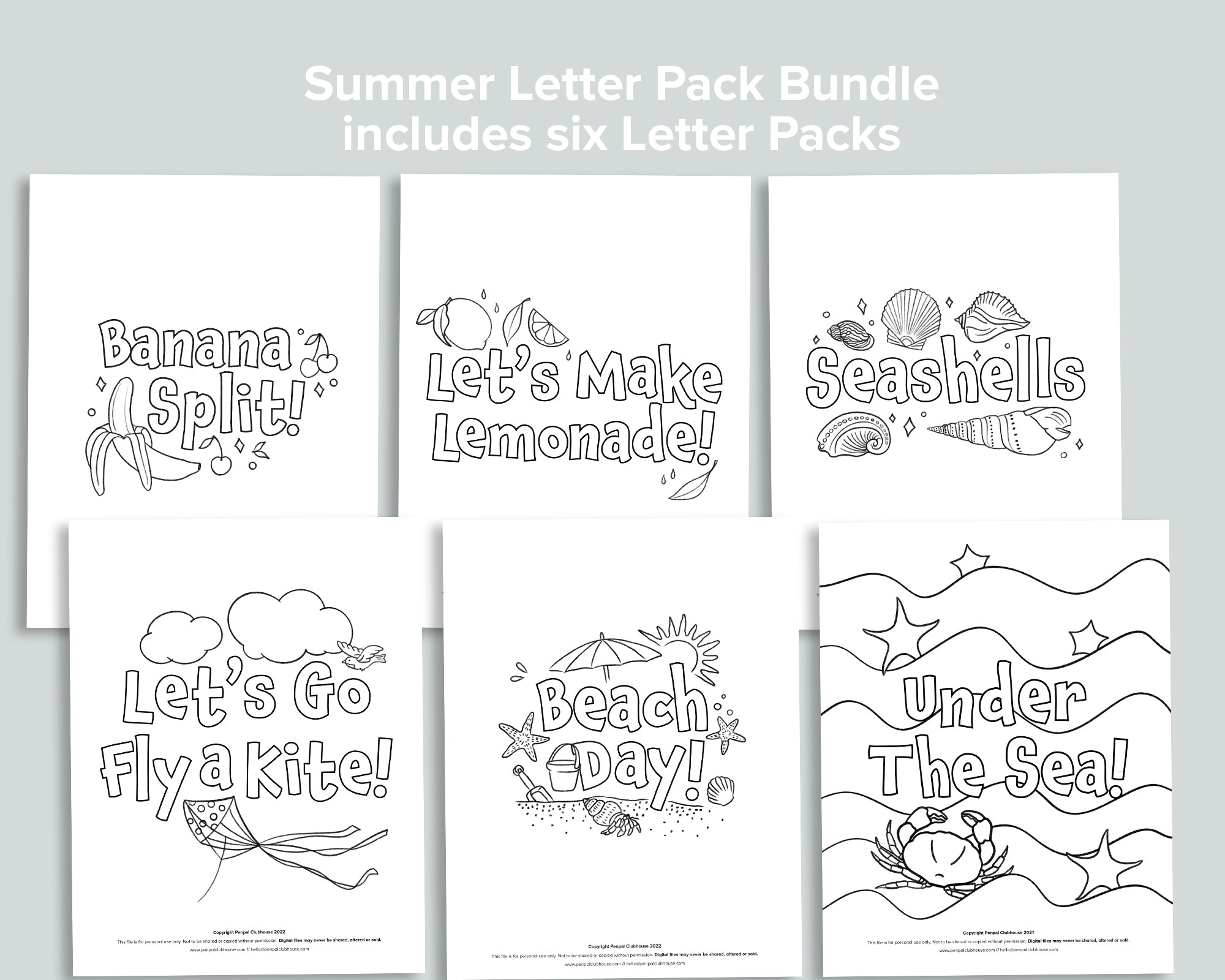 Seasonal Letter Pack Bundles – Mornings Together