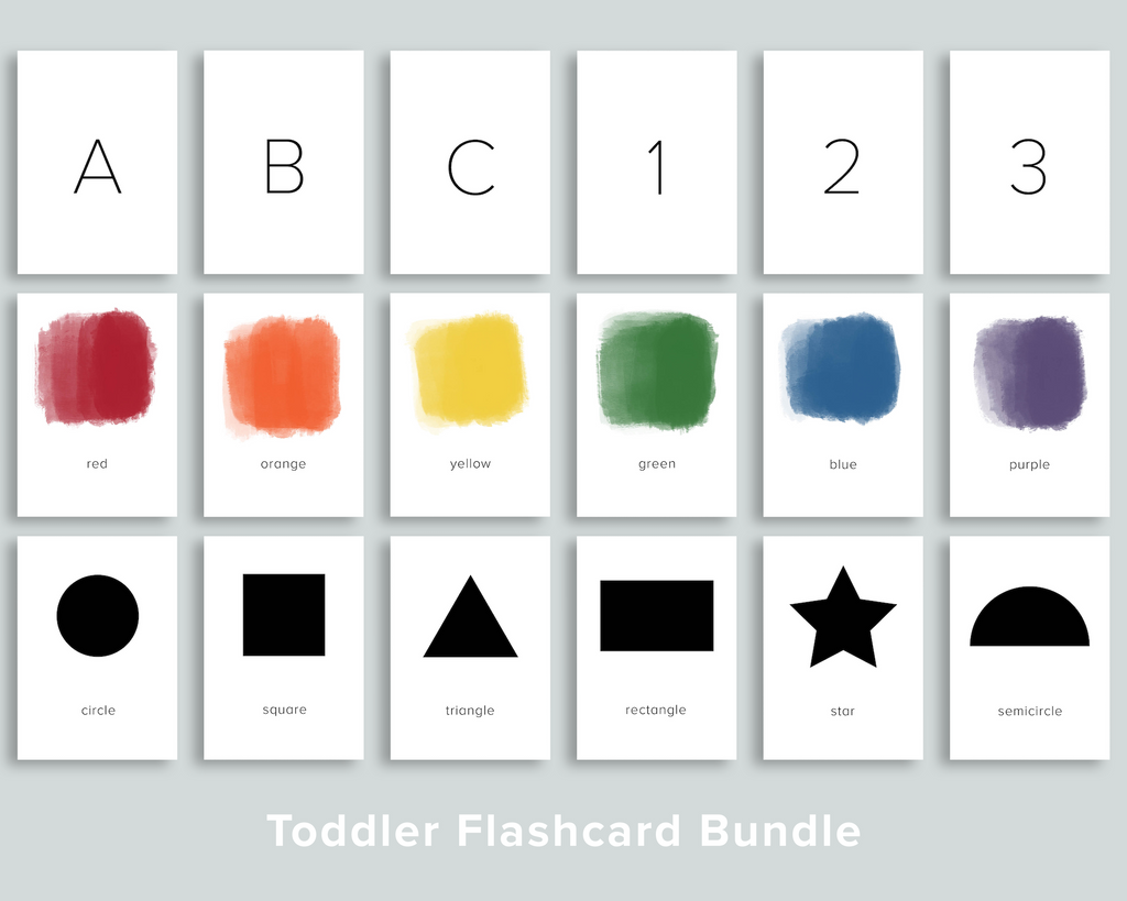 Toddler Flashcard Bundle