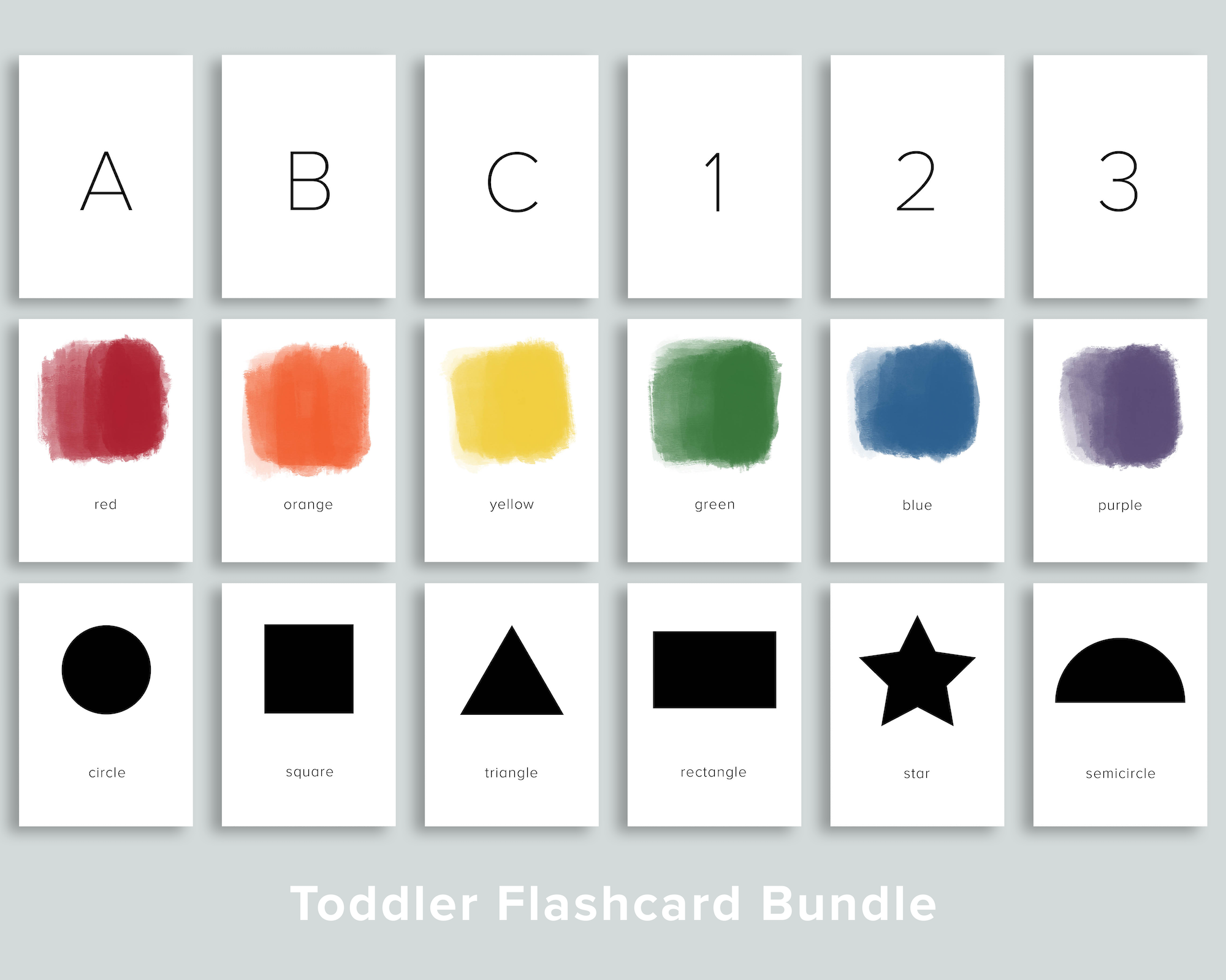 Toddler Flashcard Bundle