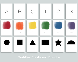 Toddler Flashcard Bundle
