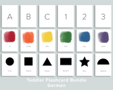 Toddler Flashcard Bundle (German)