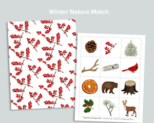 Seasons Matching Cards