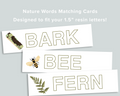 Nature Words Resin Letter Match