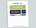 Preschool Calendar Board
