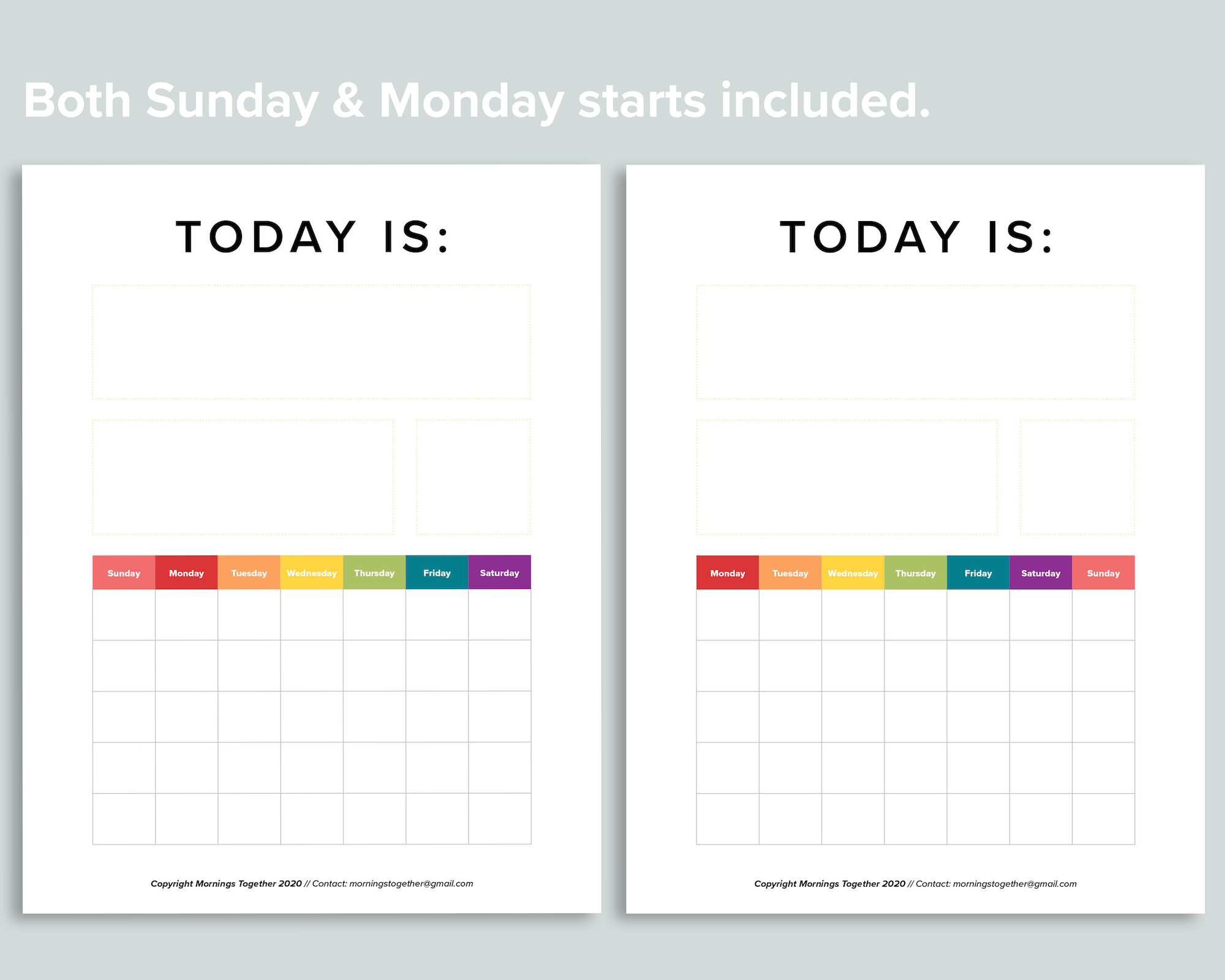Preschool Calendar Board