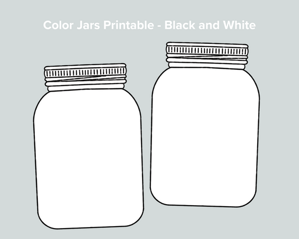 blank mason jar template