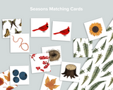 Seasons Matching Cards