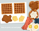 Waffle Spot Pretend Play Set