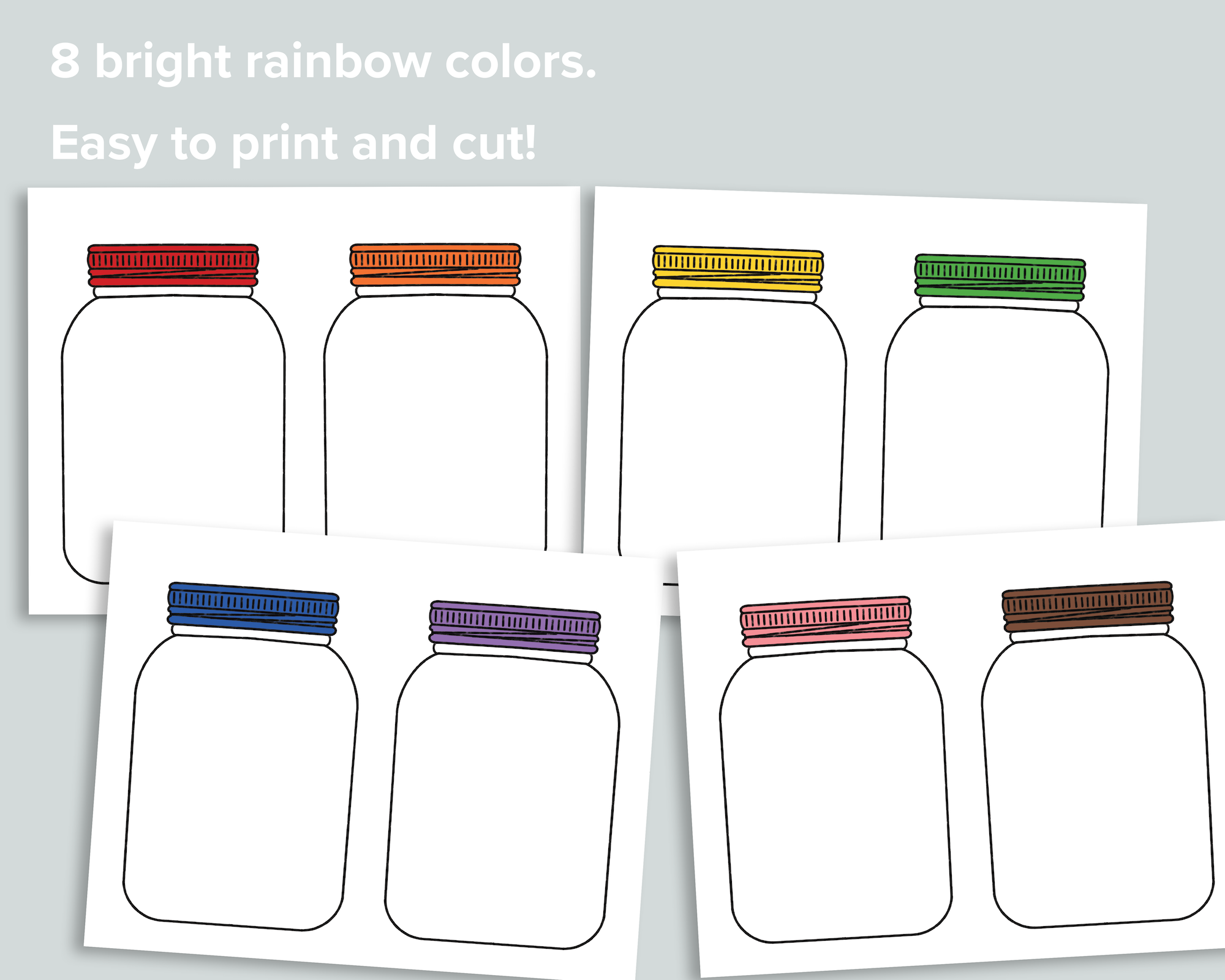 Color Jars Freebie