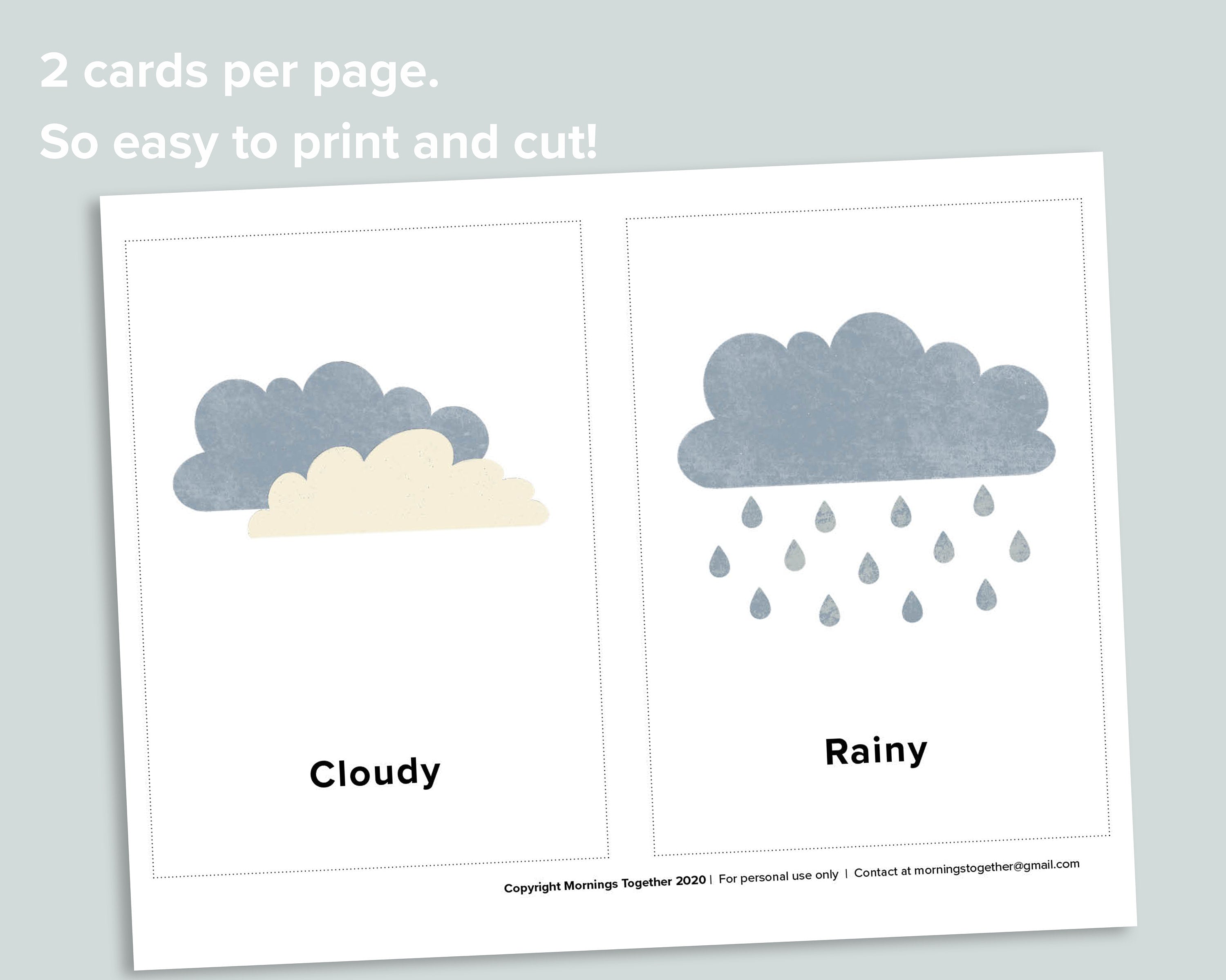 Weather Flashcards