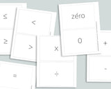 Number Cards 0-20 (French)