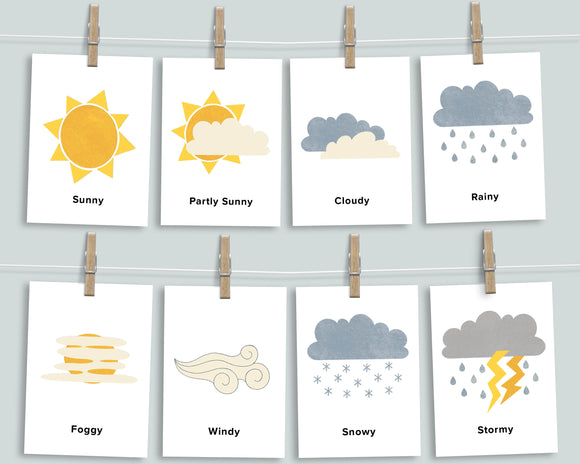 Weather Flashcards