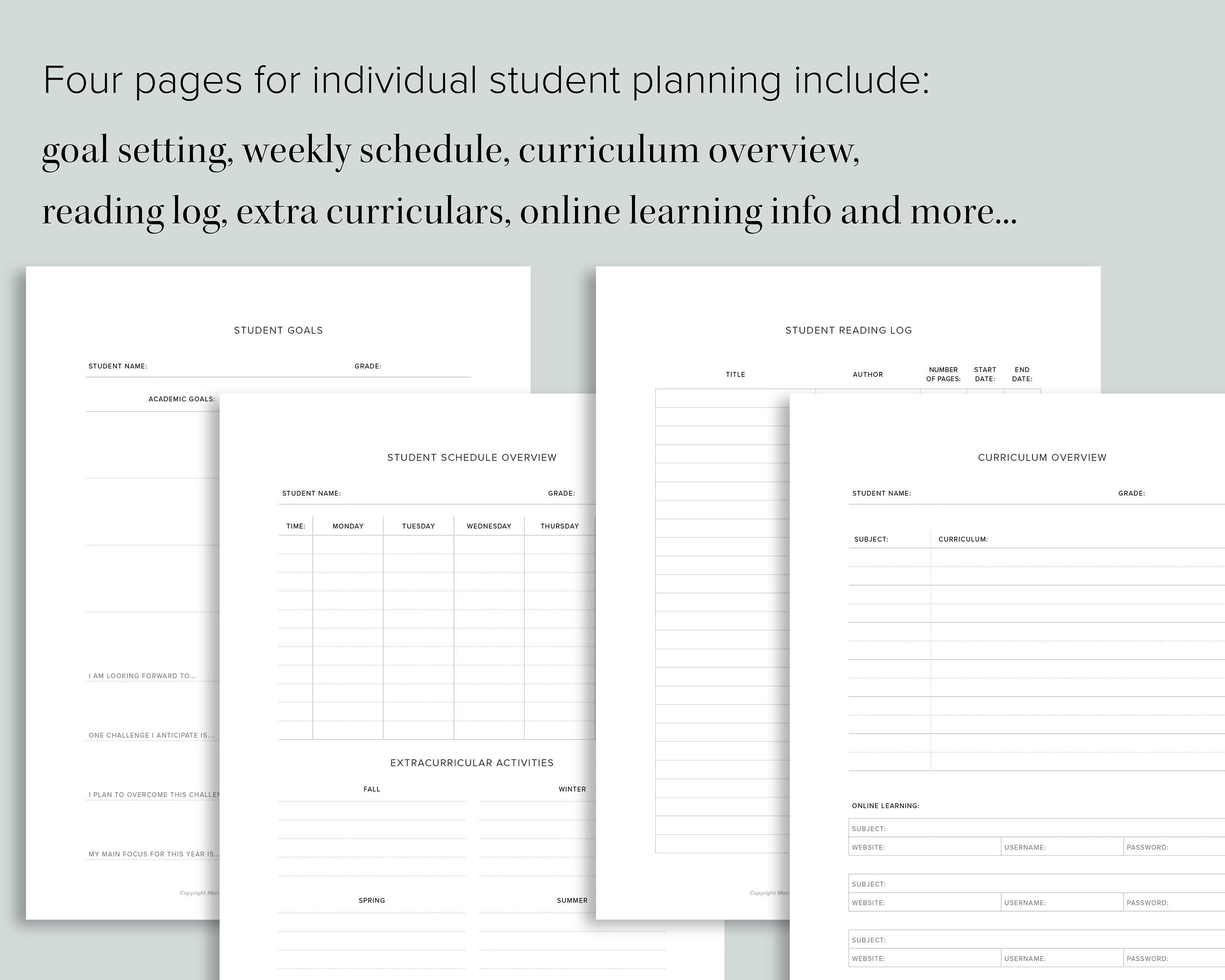 Homeschool Planning Bundle