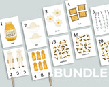 Bee Counting Cards Bundle