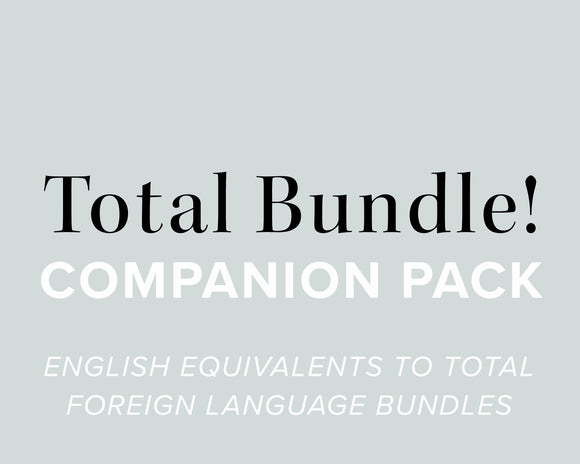 TOTAL BUNDLE English Companion Pack