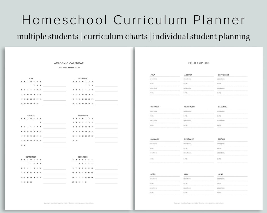 Homeschool Planning Bundle