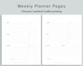 Minimalist Weekly Undated Planner