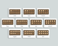 Ten Frame Counting Cards