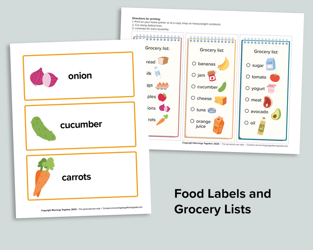 Grocery Store Pretend Play Set