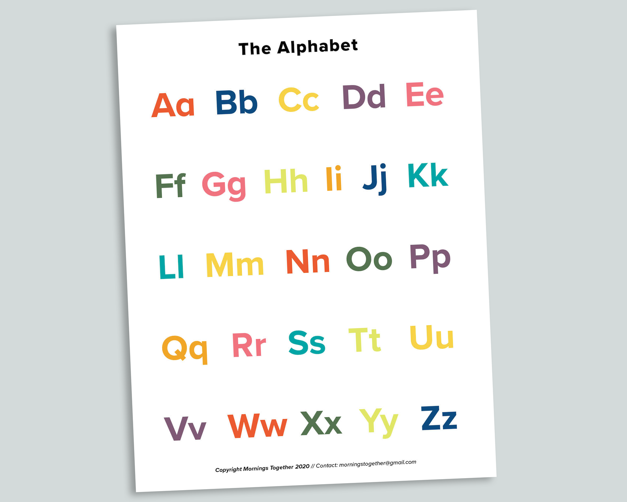 ABC Activity Pages