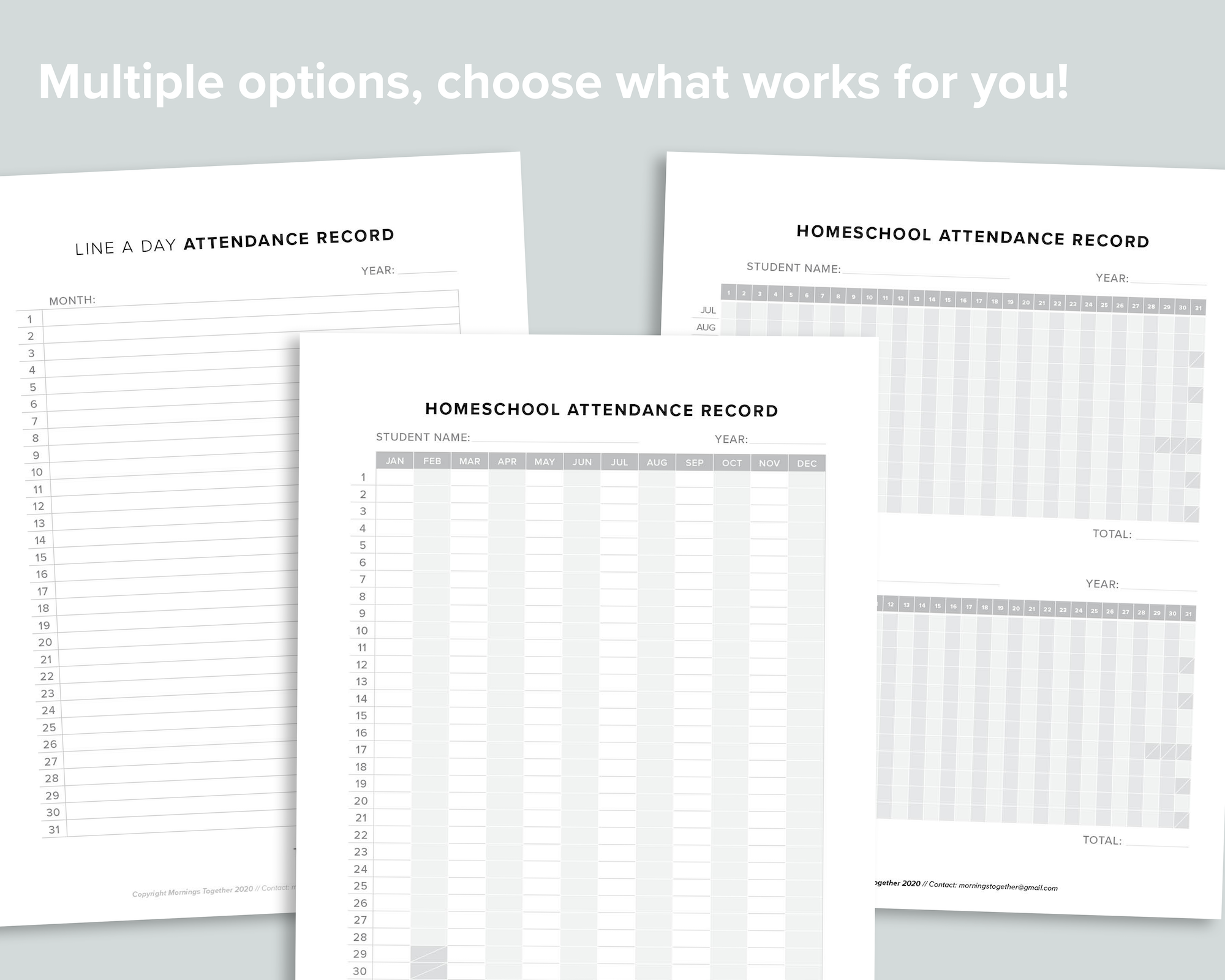 Homeschool Attendance Record – Mornings Together homeschool-attendance-record-mornings-together