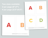 ABC Flashcards - Color
